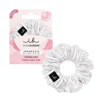 INVISIBOBBLE Резинка-браслет для густых волос / invisibobble SPRUNCHIE EXTRA HOLD Pure White, фото 2