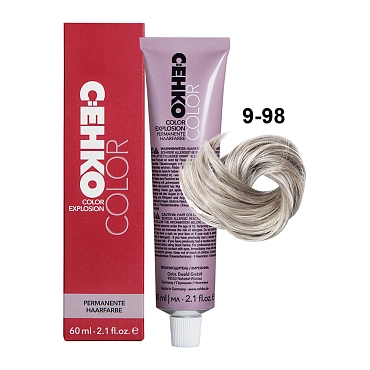 C:EHKO 9/98 крем-краска для волос, очень светлый блондин сандре-фиолетовый / Color Explosion Very Light Blond Cendre Violet 60 мл