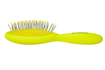 KAIZER Расческа массажная, мини, желтая, фото 2