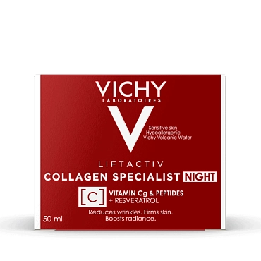 VICHY Крем ночной для восстановления кожи / Liftactiv Collagen Specialist 50 мл