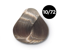 OLLIN PROFESSIONAL 10/72 краска безаммиачная для волос, светлый блондин коричнево-фиолетовый / SILK TOUCH 60 мл, фото 2