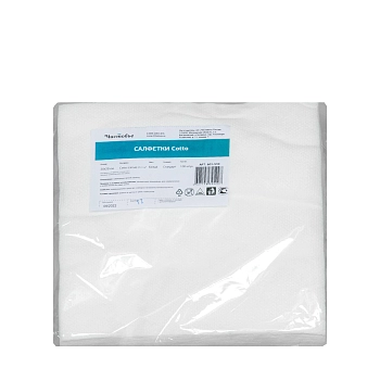 ЧИСТОВЬЕ Салфетка Cotto 20 x 20 см белый 45 г/м2 100 шт/уп, фото 5