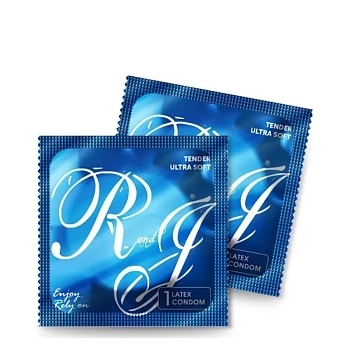 R and J Презервативы ультрамягкие, дополнительная смазка, натуральный латекс / TENDER R and J 144 шт, фото 2