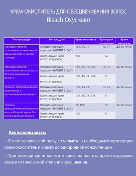 TEFIA Крем-окислитель для обесцвечивания волос 1,5% (5 vol) / MYPOINT 900 мл, фото 2