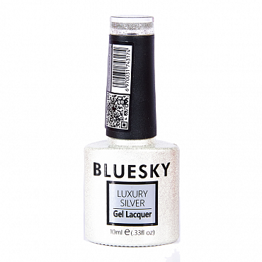 BLUESKY LV393 гель-лак для ногтей / Luxury Silver 10 мл