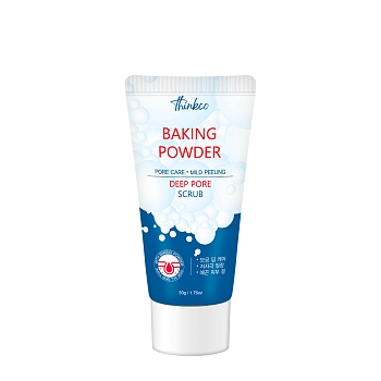 Пенка для глубокого очищения пор с содой / Thinkco Baking Powder Deep Pore Scrub 50 мл