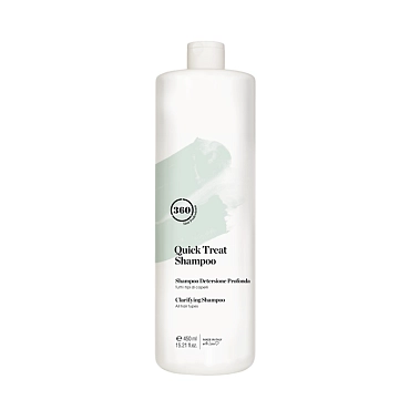 360 HAIR PROFESSIONAL Шампунь глубокого очищения для всех типов волос / Quick Treat Shampoo 450 мл