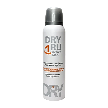 Антиперспирант с парфюмом для активных мужчин / Dry Ru Active Man 150 мл