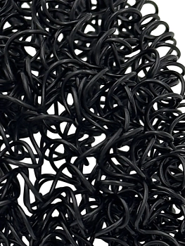 IWOU PROFESSIONAL Подвеска Кружевное сердце черное, фото 4