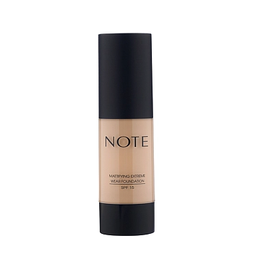 NOTE Основа тональная стойкая с матирующим эффектом 100 / MATTIFYING EXTREME WEAR FOUNDATION SPF15 30 мл, фото 1