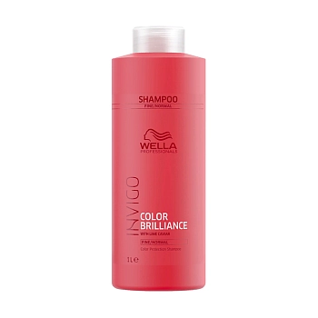 WELLA Шампунь для защиты цвета окрашенных нормальных и тонких волос / Brilliance 1000 мл, фото 1