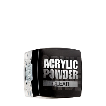 Пудра акриловая для моделирования ногтей, прозрачная / Р-6 Clear Premium Pack 15 мл