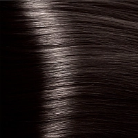 3.0 крем-краска для волос с гиалуроновой кислотой, темно-коричневый / HY 100 мл, KAPOUS