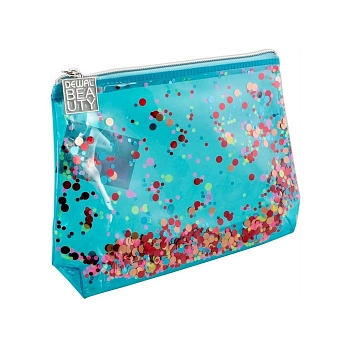 Косметичка Модница, бирюзовая 20 х 5 х 16 см