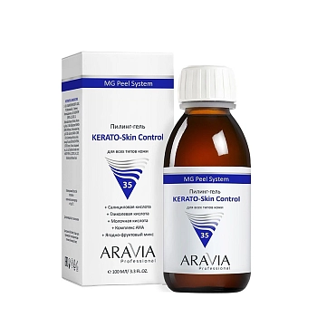 ARAVIA Professional Пилинг-гель для лица с АНА и ВНА кислотами / KERATO-Skin Control 100 мл, фото 2