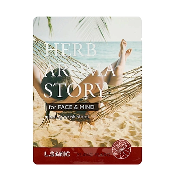 Маска тканевая с экстрактом цветков иланг-иланга и эффектом ароматерапии / L.Sanic 25 мл