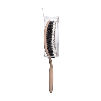 SOLOMEYA Расческа массажная для волос с натуральной щетиной, бежевая / Hair Brush with natural boar bristle Beige, фото 6