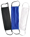 Набор масок многоразовых с карманом для фильтра (белый, синий, черный) 3 шт
