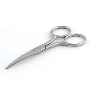 METZGER Ножницы для ногтей NS-1/6-D (CVD), изогнутые, матовые, фото 2