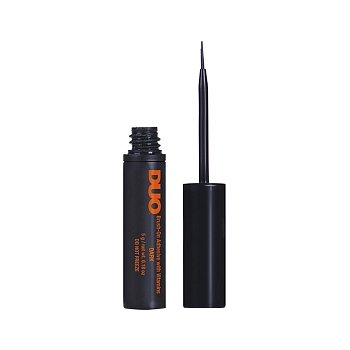 DUO Клей для накладных ресниц с витаминами черный с кистью / Duo Brush On Dark Adhesive 5 г, фото 3