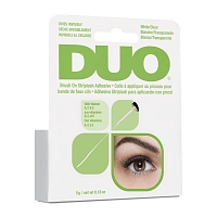 Клей для накладных ресниц с витаминами прозрачный с кистью / Duo Brush On Clear Adhesive 5г, DUO
