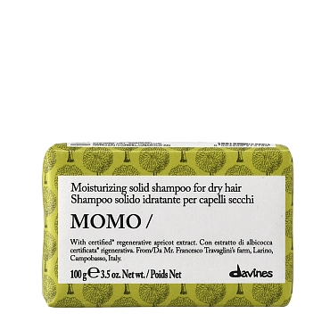 DAVINES SPA Шампунь твердый для сухих и нормальных волос / MOMO shampoo bar 100 гр, фото 1