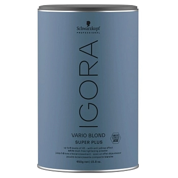 SCHWARZKOPF PROFESSIONAL Порошок осветляющий / Igora Blond Powder Lightener SUPER PLUS 450гр, фото 2
