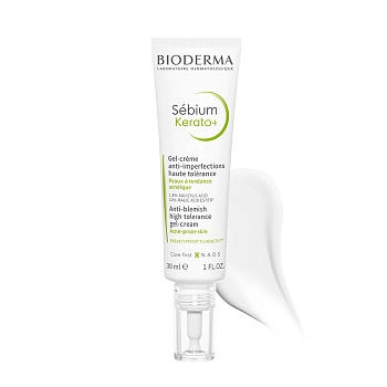 BIODERMA Крем-гель для лица Керато+ / SEBIUM 30 мл, фото 2