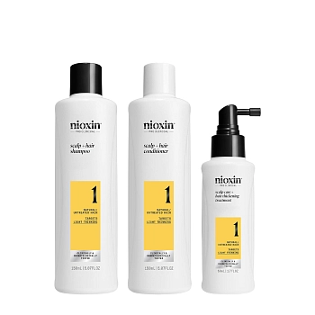 NIOXIN Набор для волос Система 1 (шампунь очищающий 150 мл, кондиционер увлажняющий 150 мл, маска питательная 50 мл), фото 2