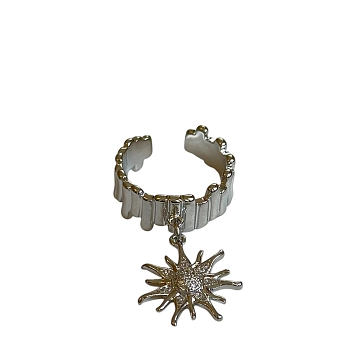 Кольцо Индустриальный шик со звездой