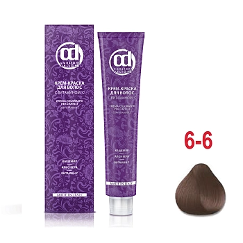 CONSTANT DELIGHT 6/6 краска с витамином С для волос, темно-русый шоколадный 100 мл, фото 2