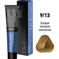 ESTEL PROFESSIONAL 9/13 краска для волос, блондин пепельно-золотистый / DELUXE 60 мл, фото 2