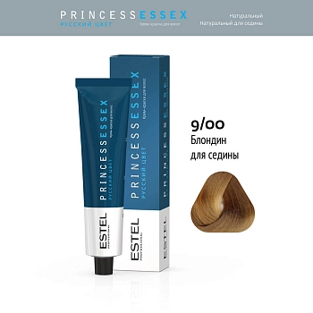 ESTEL PROFESSIONAL 9/00 краска для волос, блондин (для седины) / ESSEX Princess 60 мл, фото 2