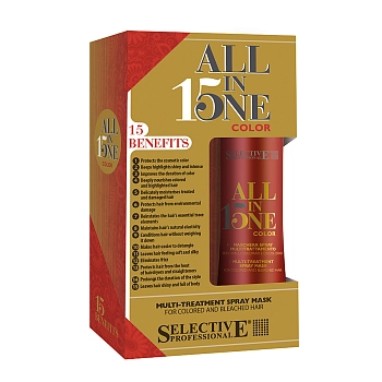 SELECTIVE PROFESSIONAL Маска-спрей для окрашенных волос / ALL IN ONE 150 мл, фото 2