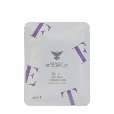 CHRISTINA FITZGERALD Маска для интенсивного ухода за кожей ног, размер 1 / RADICAL SIGNATURE pedicure mask Size 1, фото 1