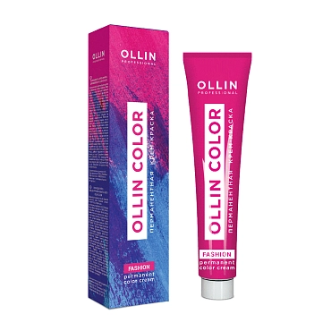 OLLIN PROFESSIONAL Крем-краска перманентная для волос, экстра-интенсивный синий / COLOR FASHION 60 мл