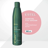 ESTEL PROFESSIONAL Шампунь для сухих, ослабленных и поврежденных волос / Curex Therapy 300 мл, фото 3