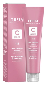 TEFIA 8.27 краска для волос, светлый блондин жемчужный / Color Creats 60 мл, фото 2