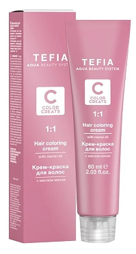 TEFIA 8.27 краска для волос, светлый блондин жемчужный / Color Creats 60 мл, фото 2