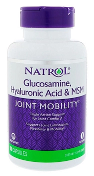 Добавка биологически активная к пище HYALURONIC ACID MSM &GLUCOSAMINE 90 капсул