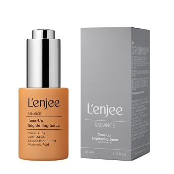 LENJEE Сыворотка выравнивающая тон кожи для лица с витамином С / Tone-Up Brightening Serum 30 мл, фото 2