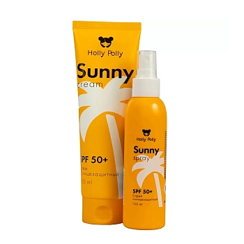 HOLLY POLLY Спрей солнцезащитный для лица и тела SPF 50+ / Holly Polly Sunny 150 мл, фото 4