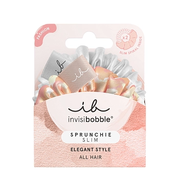 Резинка-браслет для волос / invisibobble SPRUNCHIE SLIM Chrome