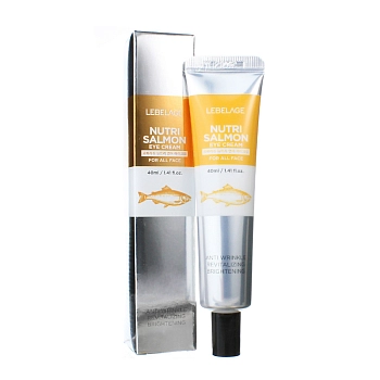 LEBELAGE Крем для кожи вокруг глаз питательный с маслом лосося / Lebelage Eye Cream Nutri Salmon 40 мл, фото 2