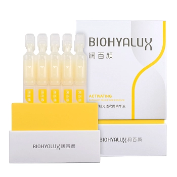 BIOHYALUX Сыворотка с гиалуроновой кислотой для сияния и увлажнения кожи / Biohyalux Activating Radiance Single Use Essence 30*1,5 мл, фото 3