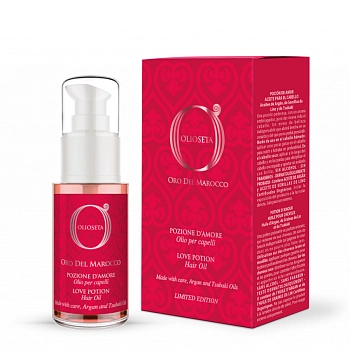 BAREX Масло питательное для волос Золото Марокко / OLIOSETA ORO DEL MOROCCO LOVE POTION 30 мл, фото 2