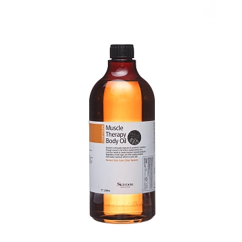 SKINDOM Масло массажное для тела с мятой и розмарином / MUSCLE THERAPY BODY OIL 1000 мл, фото 1