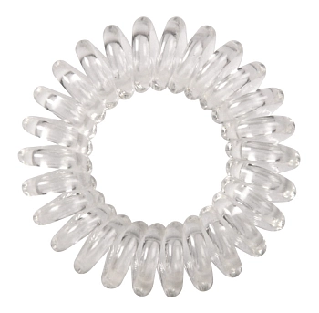 Резинки для волос Пружинка, цвет прозрачный 3 шт