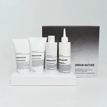URBAN NATURE Набор для волос (шампунь 250 мл + пилинг 250 мл + маска 200 мл + маска 200 мл) PROFESSIONAL KIT