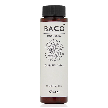 KAARAL 4.11 краска для волос, средний коричневый интенсивно-пепельный / BACO COLOR GLAZE 60 мл, фото 2
